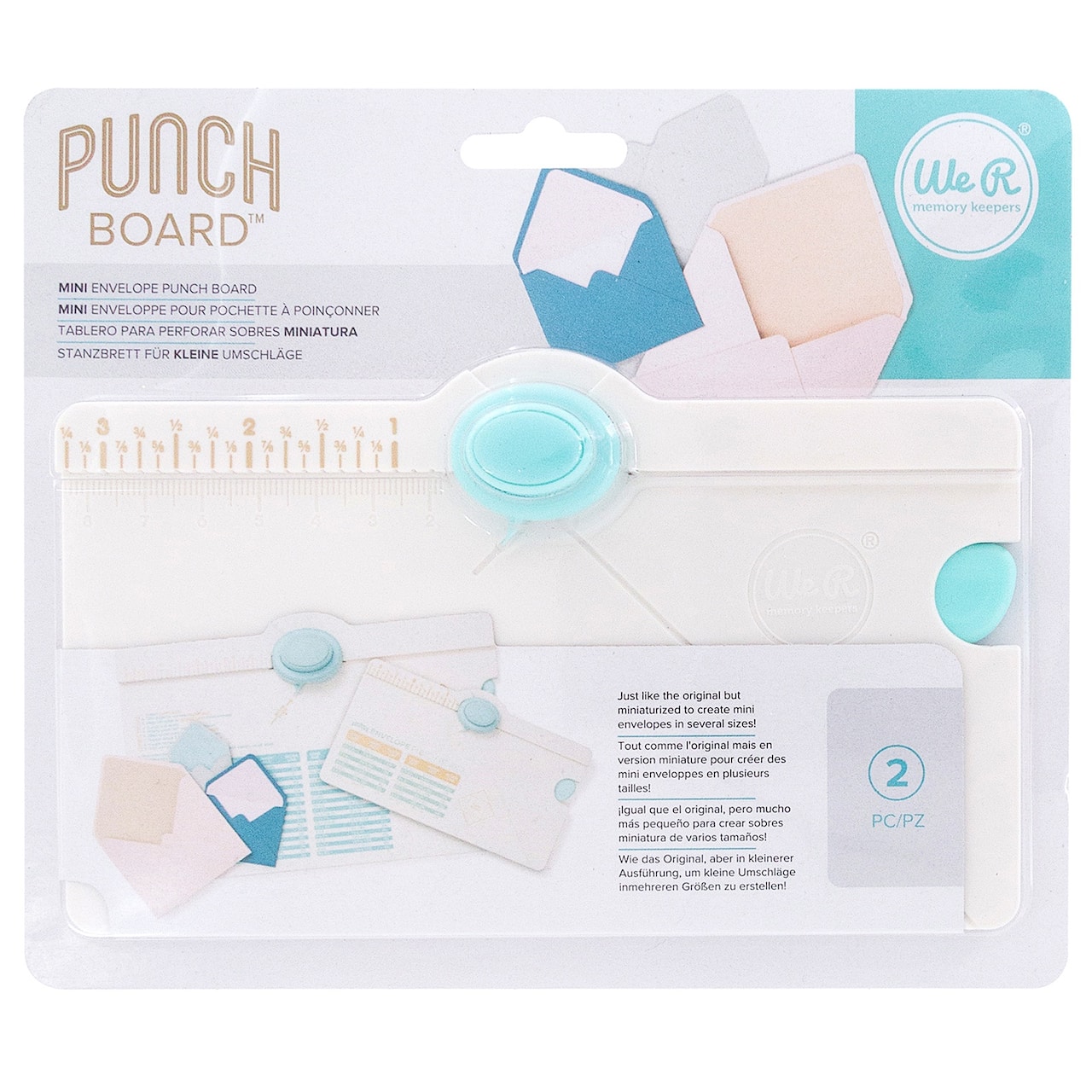 We R Memory Keepers® Punch Board-Mini Envelope